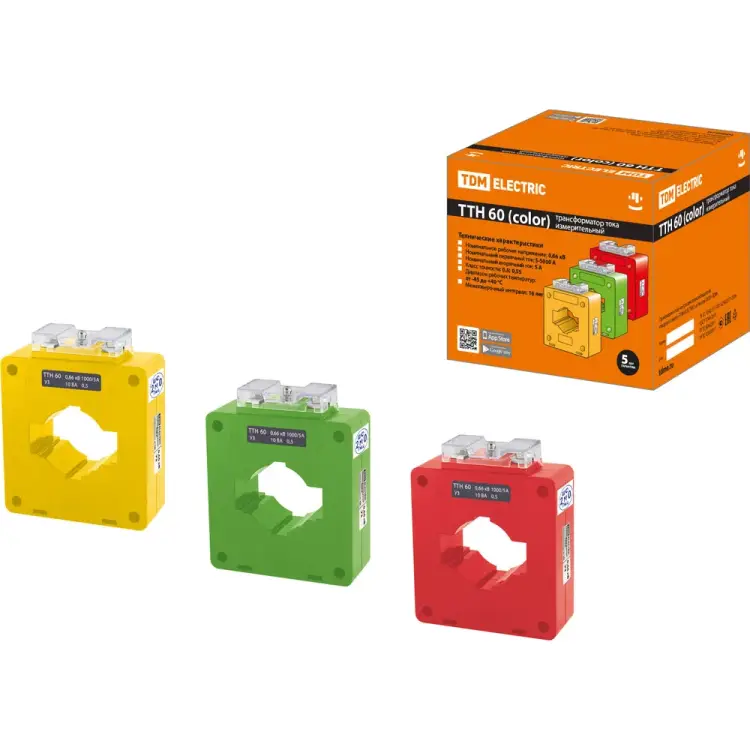 Трансформатор тока TDM ELECTRIC ТТН 60/ 600/5-10VA/0,5-Р SQ1101-1217