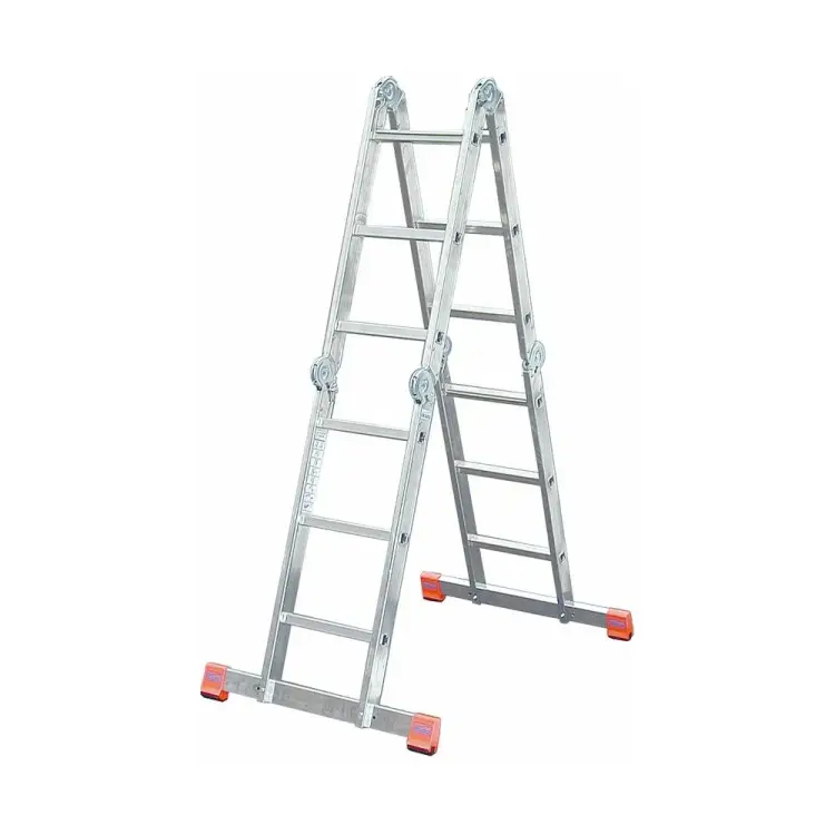 Шарнирная универсальная стремянка-трансформер Krause MULTIMATIC 4х3 120632 Шарнирная универсальная стремянка-трансформер Krause MULTIMATIC 4х3 120632