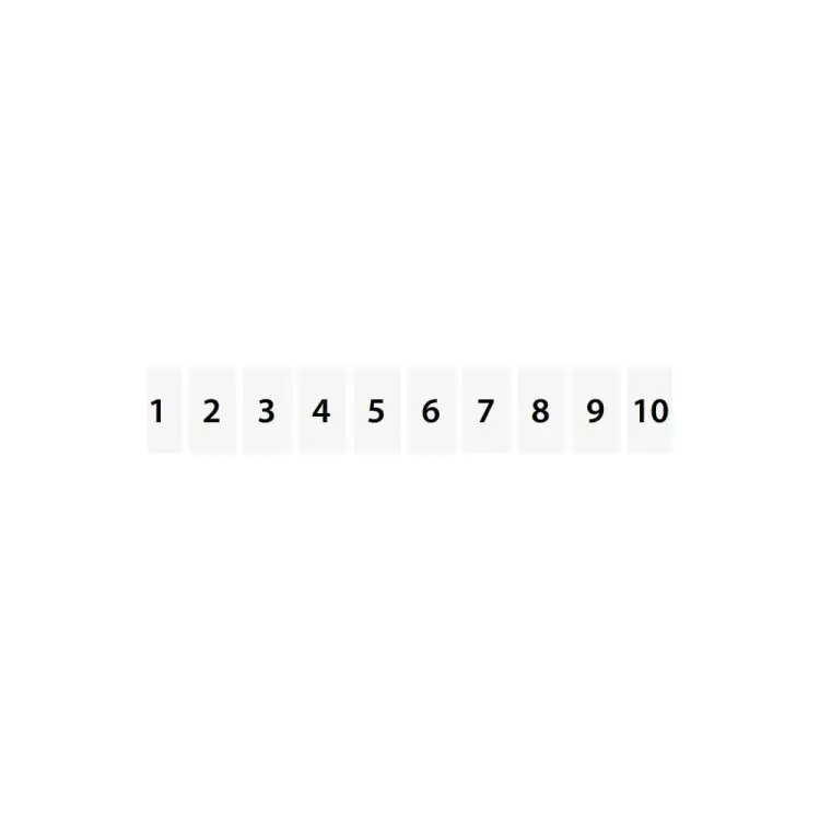 Горизонтальная маркировка Klemsan DO 10x8; 0.0.0.5.504323