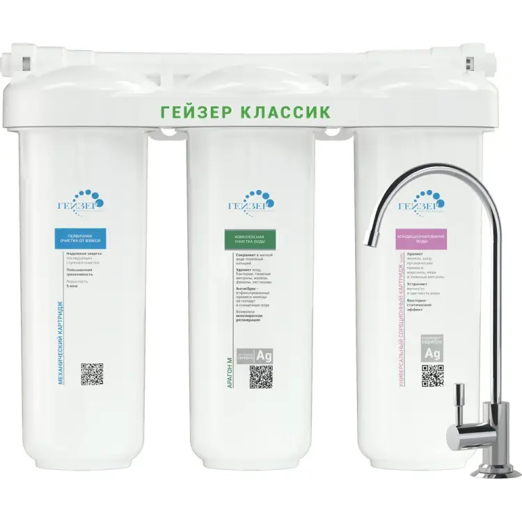 Фильтр для воды Гейзер Классик М 66028