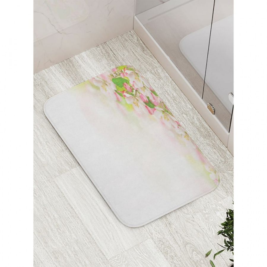 Противоскользящий коврик для ванной, сауны, бассейна JOYARTY Явление цветов