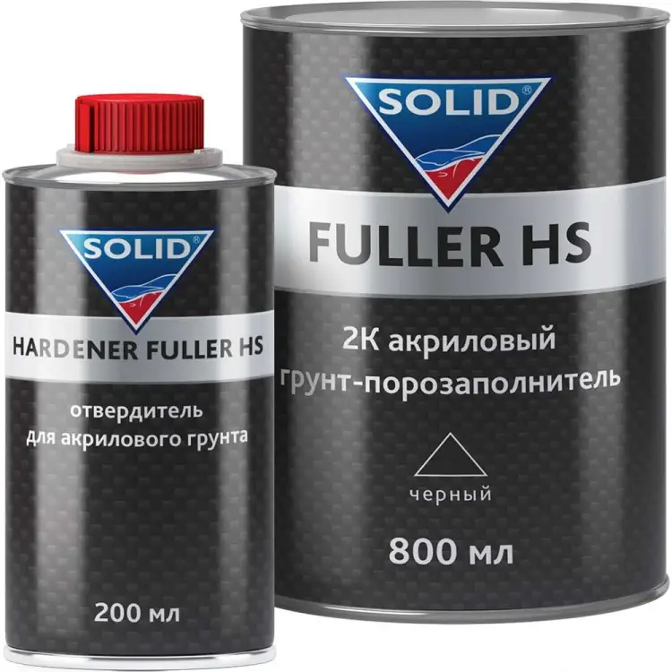 Грунт-наполнитель SOLID PROF FULLER HS BLACK 531.8022.02