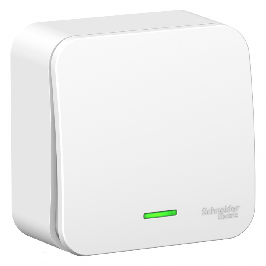 Одноклавишный переключатель Schneider Electric BLANCA