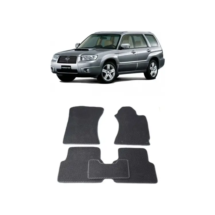 Ковры в салон автомобиля subaru forester ll (sg) правый руль 2003 - 2008 Eva Smart 2229-A1B1-S