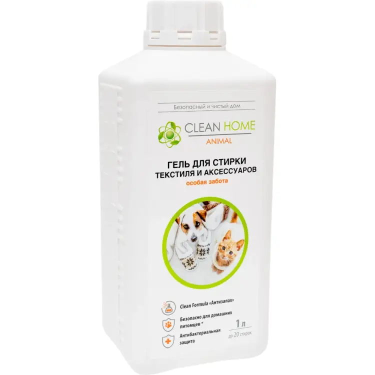 Гель для стирки загрязнений животного происхождения CLEAN HOME 504