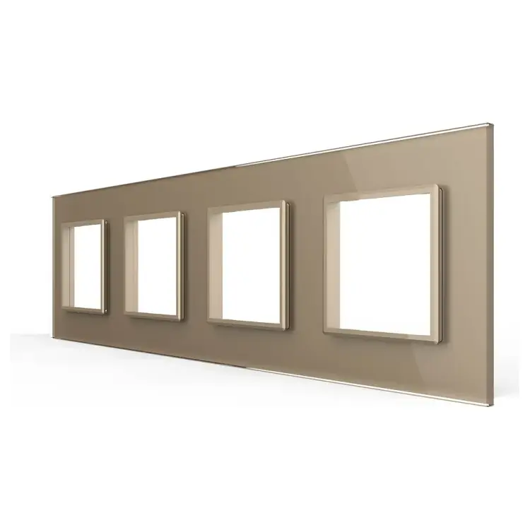 Рамка для розетки LIVOLO BB-C7-SR/SR/SR/SR-13