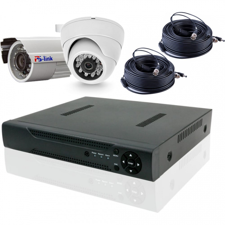 Комплект видеонаблюдения PS-link KIT-B202HD