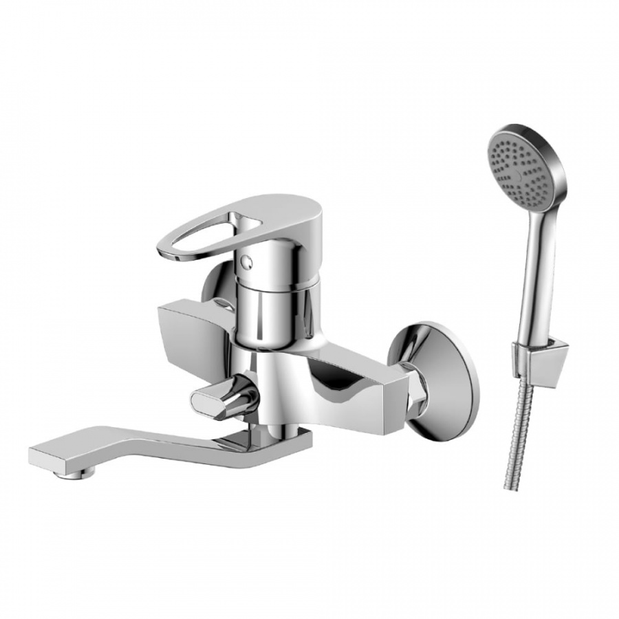 Универсальный одноручный смеситель для ванны decoroom DR70044