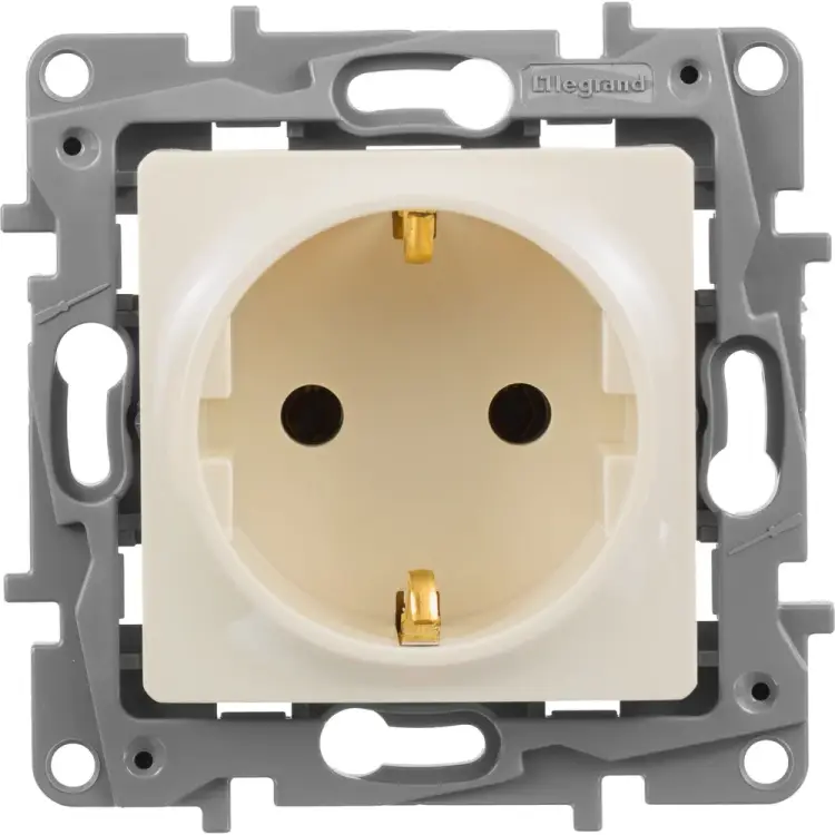 Одноместный механизм розетки Legrand Etika 672321