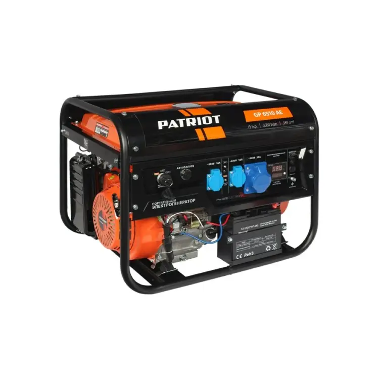 Бензиновый генератор Patriot GP 6510AE 474101580