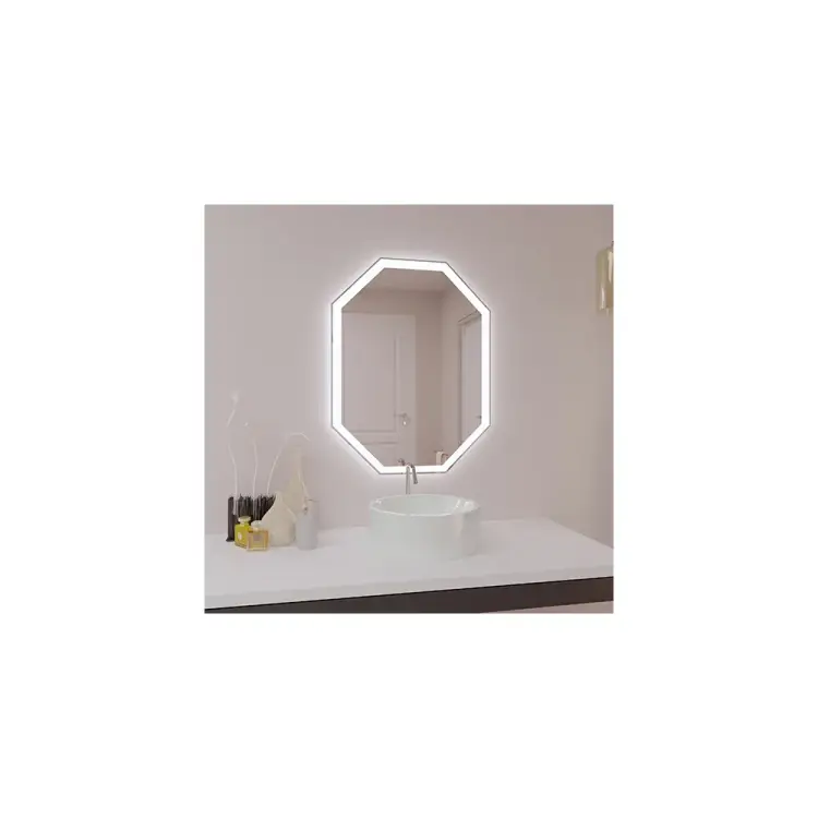 Зеркало SANTREK HOME с LED подсветкой "ОКТАГОН премиум" 600x800мм 79477