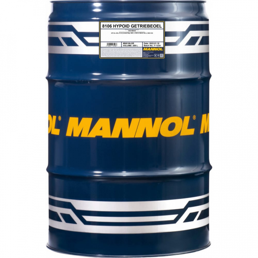 Трансмиссионное масло MANNOL HYPOID GETRIEBEOEL 80W-90