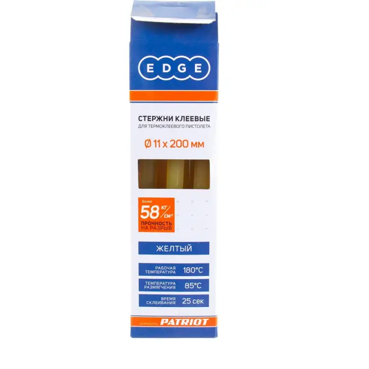 Клеевые стержни EDGE by PATRIOT 816001025 Клеевые стержни EDGE by PATRIOT 816001025