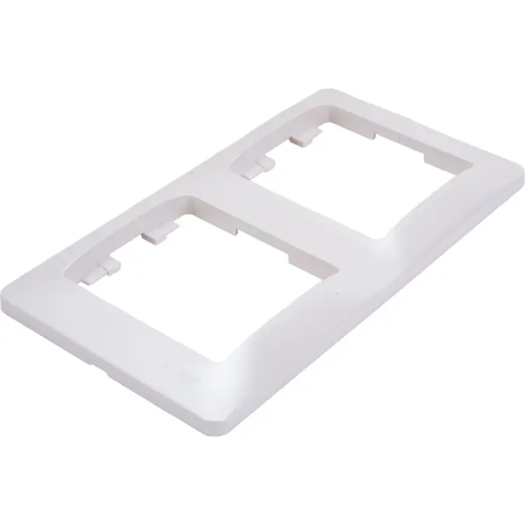 Вертикальная двухместная рамка Systeme Electric GLOSSA GSL000606