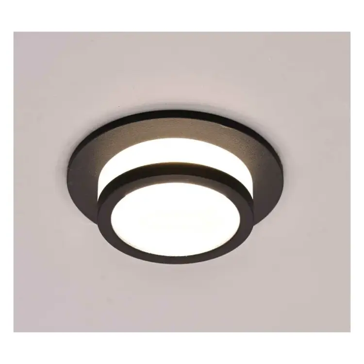 Встраиваемый алюминиевый светильник ЭРА KL89 BK Б0054357