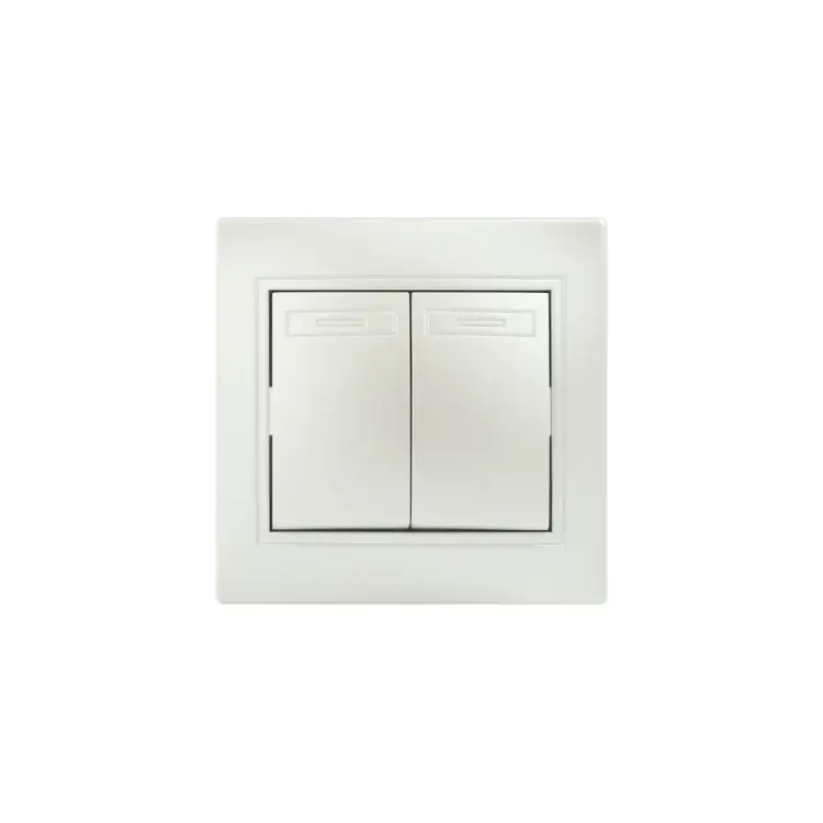 Двухклавишный выключатель Intro Plano 1-104-06 Б0053767