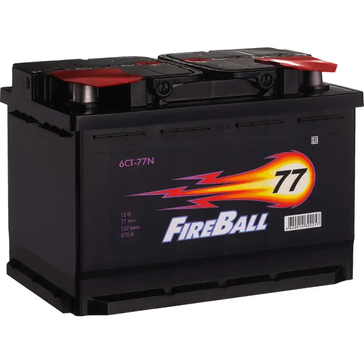 Аккумулятор FIRE BALL 6ст 77 N 670 А CCA 577111020