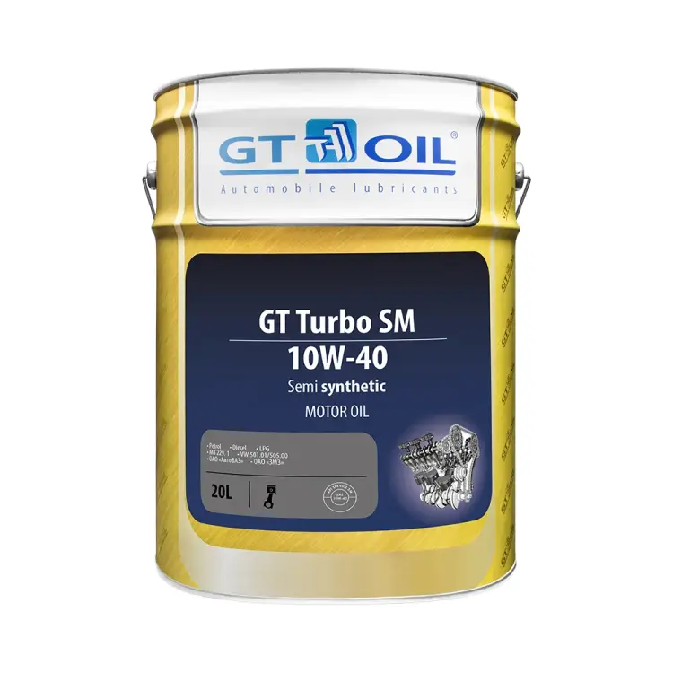 Масло GT OIL Turbo SM SAE 10W-40 API SMSN/CF 8809059407332