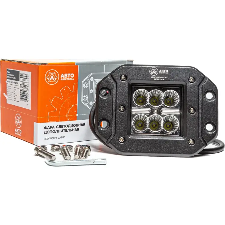 Прямоугольная фара рабочего света АВТОЭЛЕКТРИКА 09.2061