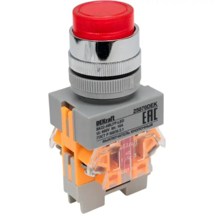 Кнопочный выключатель DEKraft ВК22 25070DEK
