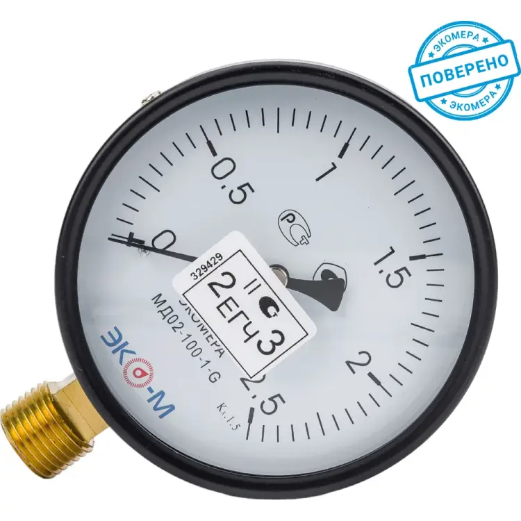 Манометр ЭКО-М Эконом МД02-100-G-2,5МПа-ЭИ