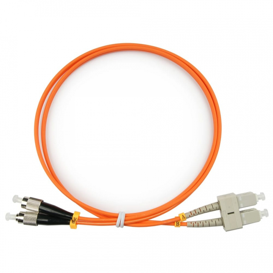 Дуплексный оптический патч-корд TopLan DPC-TOP-OM1-FC/P-SC/P-0.5