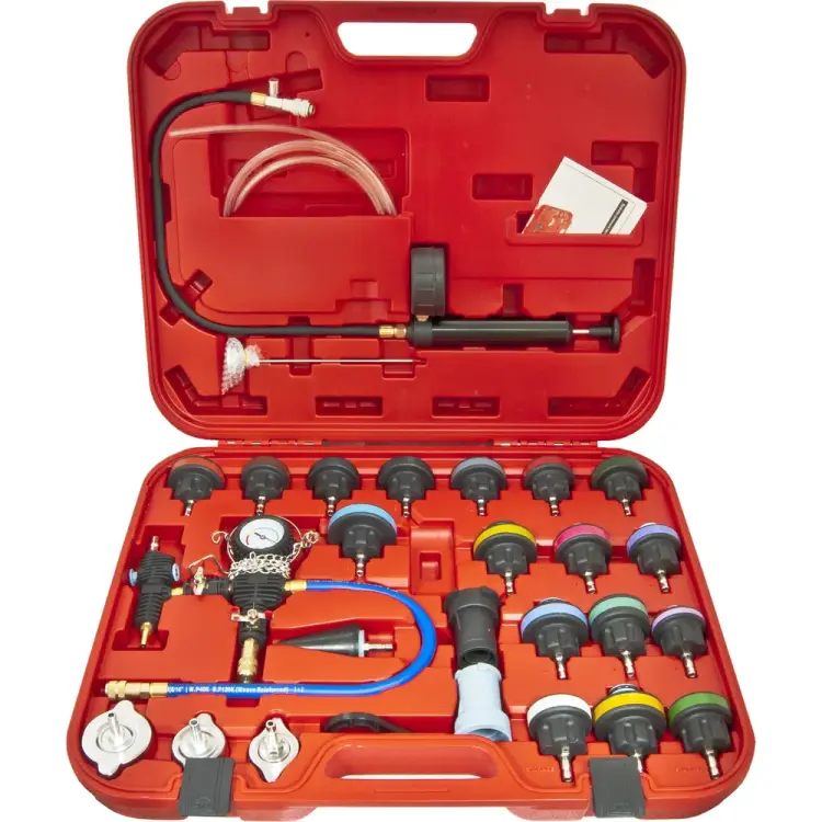 Набор приспособлений для тестирования герметичности систем охлаждения Эврика ER-86715