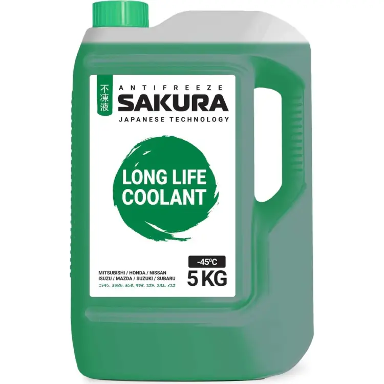 Антифриз для Nissan, Mitsubishi, Honda, Mazda, Suzuki, Subaru Sakura GREEN 430201404