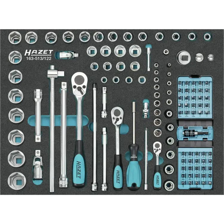 Набор торцевых ключей HAZET 163-513/122N