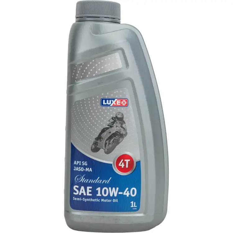Полусинтетическое масло для четырехтактных двигателей LUXE jaso-ma 4t 10w40 standart 123