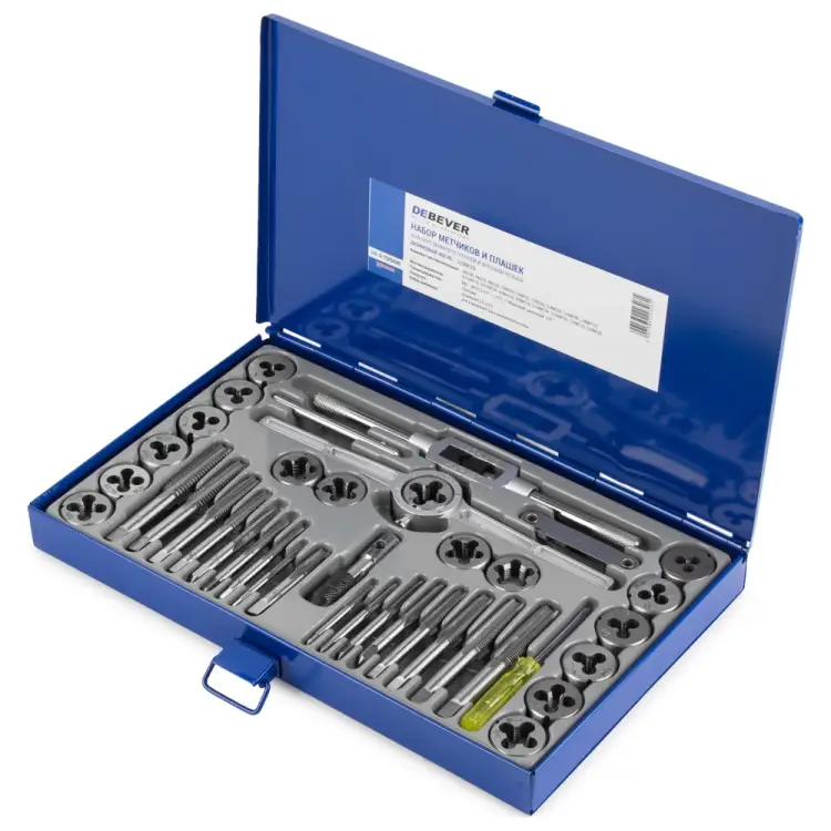 Набор метчиков и плашек Debever Machining Solutions DB-S-TDI5040