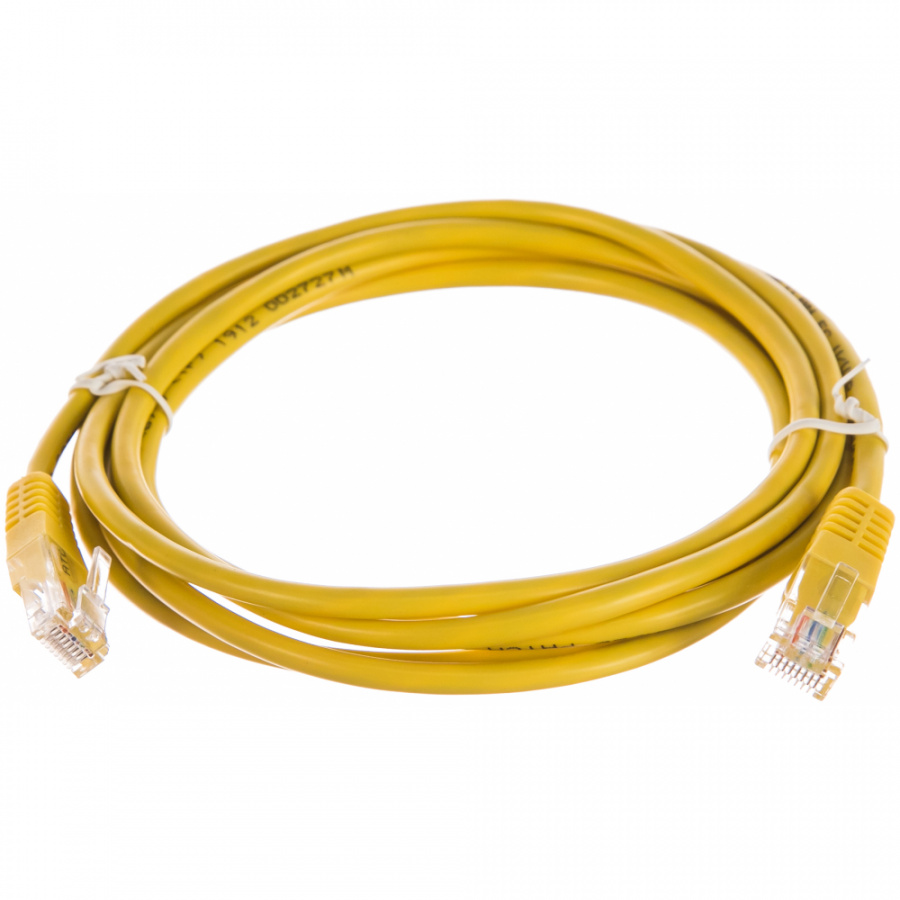 Шнур NETLAN EC-PC4UD55B-BC-PVC-020-YL-10