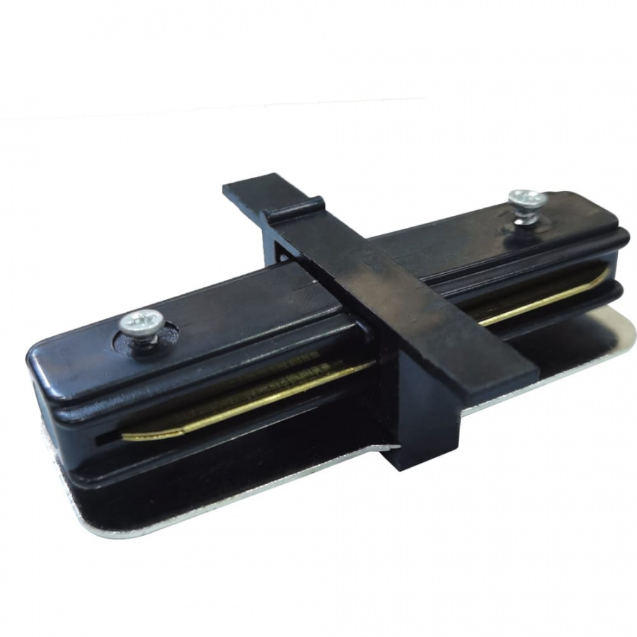 Прямой коннектор для однофазного встраиваемого шинопровода Elektrostandard TRCM-1-I-BK