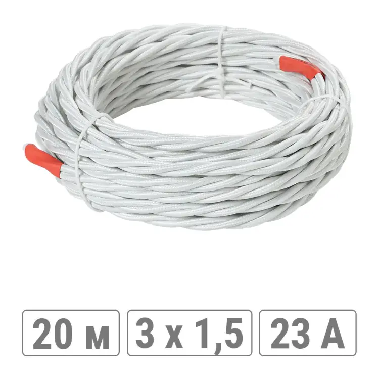 Витой ретро провод TDM ELECTRIC Эко SQ2801-0203