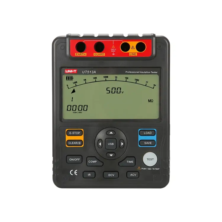 Цифровой измеритель сопротивления изоляции UNI-T UT513A 00-00010273