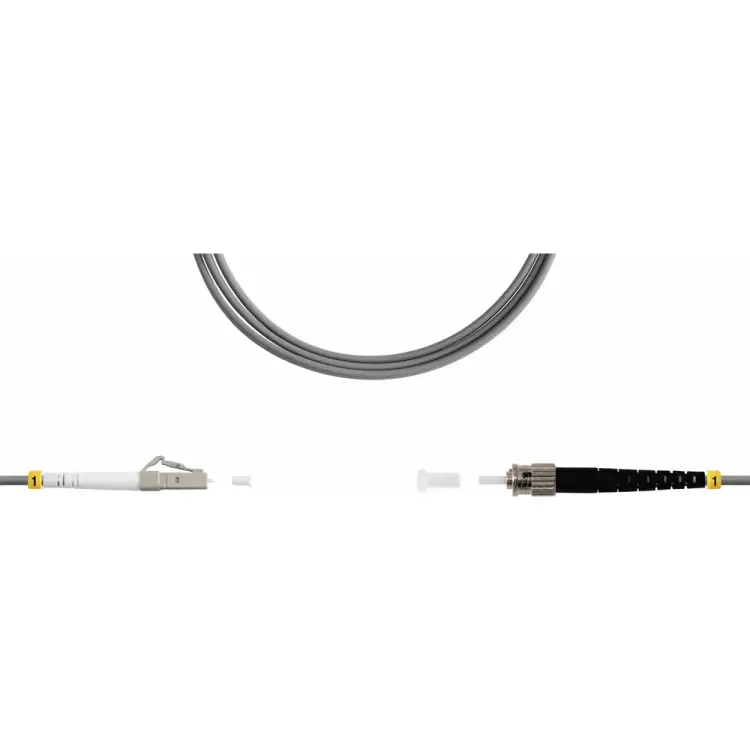 Симплексный оптический патч-корд TopLan PC-TOP-OM1-LC/P-ST/P-1.0