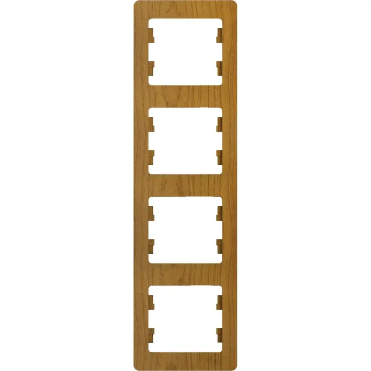 Четырехпостовая вертикальная рамка Systeme Electric Glossa GSL000508