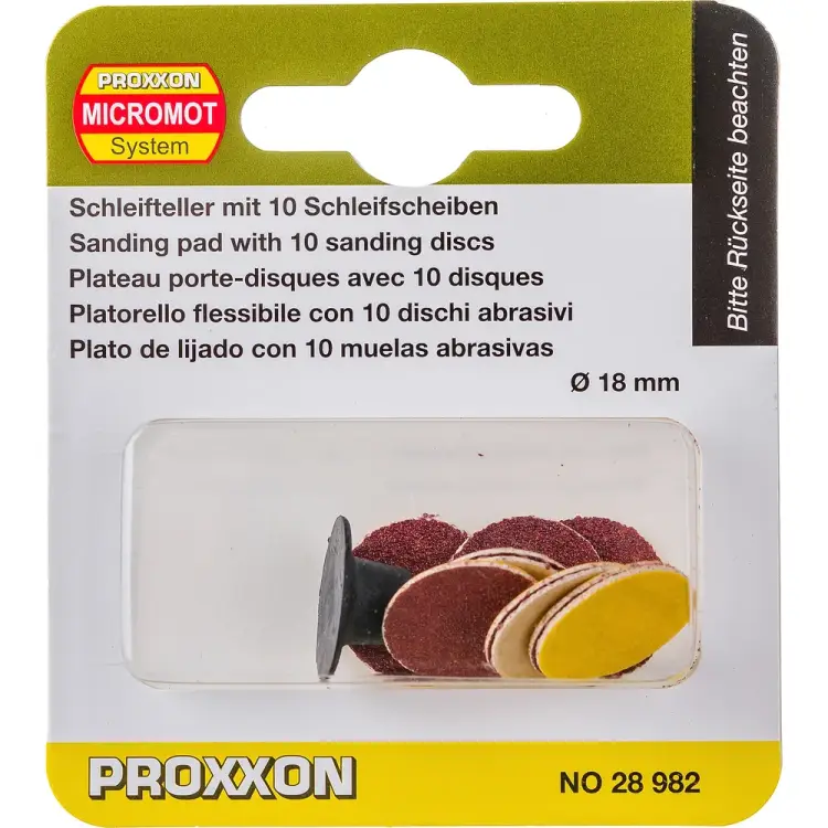 Набор шлифовальных кругов Proxxon PR-28982 Набор шлифовальных кругов Proxxon PR-28982