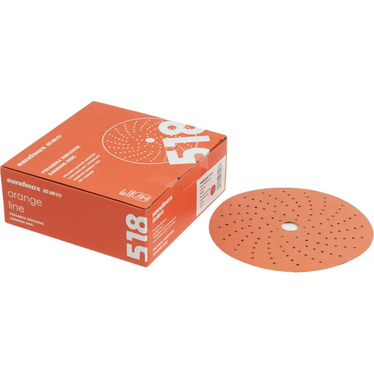 Диск шлифовальный SANDWOX Orange Ceramic Multi holes 518.150.400.LC Диск шлифовальный SANDWOX Orange Ceramic Multi holes 518.150.400.LC