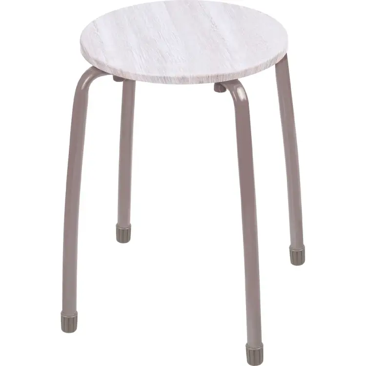 Табурет Nika Комфорт 1 ТКМ1/Б Винтаж белый