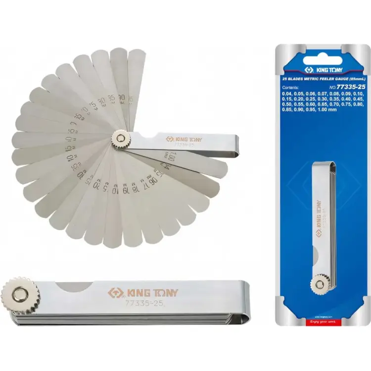 Набор щупов для проверки зазоров KING TONY 77335-25
