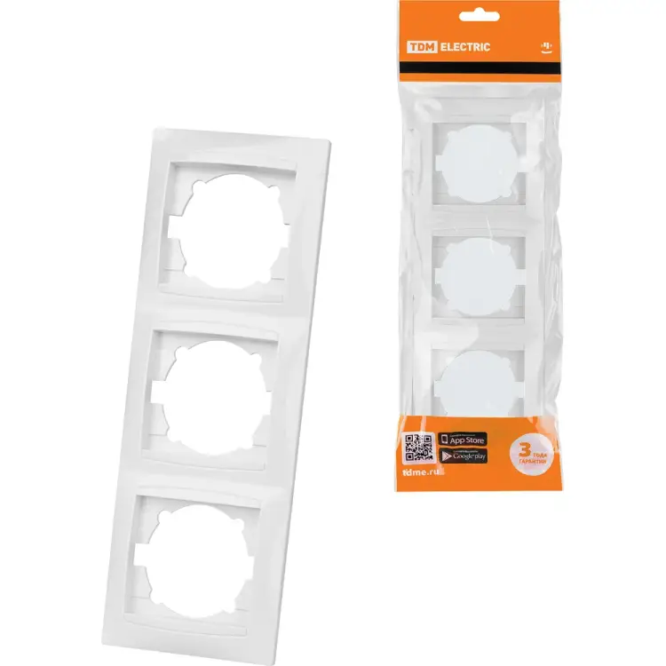 Трехпостовая вертикальная рамка TDM ELECTRIC Лама SQ1815-0034