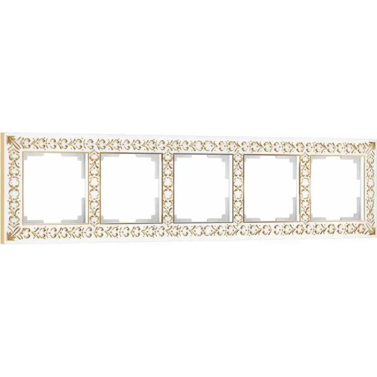 Рамка WERKEL W0051523/ Antik белое золото a050938
