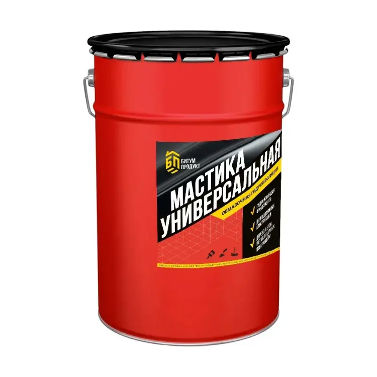Битумная универсальная мастика БИТУМ ПРОДУКТ 5 кг BP-007