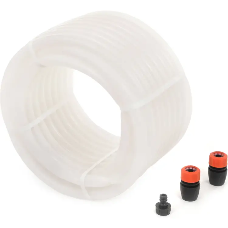 Поливочный шланг Жук Жук Люкс 3/4", 3-х слойный, прозрачный, 25 м 4630035337107 Поливочный шланг Жук Жук Люкс 3/4", 3-х слойный, прозрачный, 25 м 4630035337107