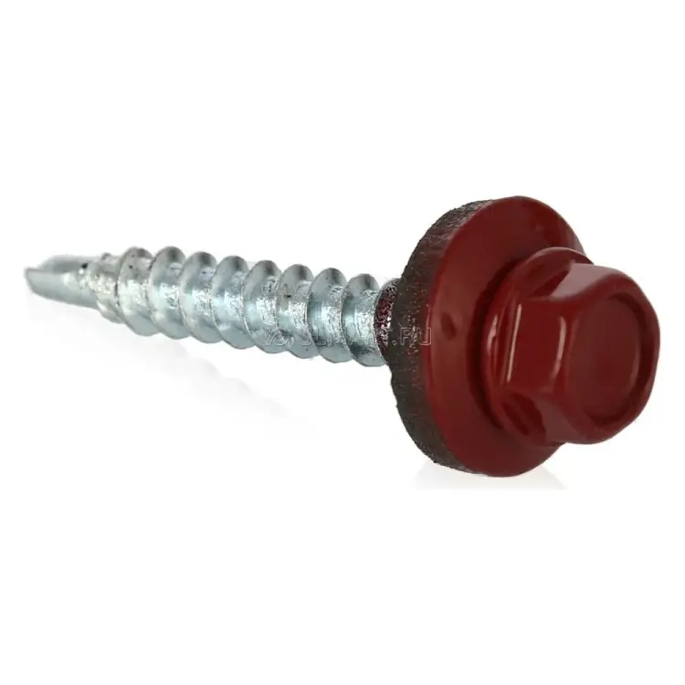 Саморез Tech-Krep 4,8х28 RAL3011 тёмно-красный 60 шт. 112029