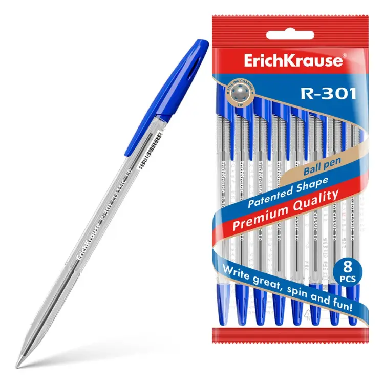 Набор шариковых ручек ErichKrause R-301 Stick Classic 56610