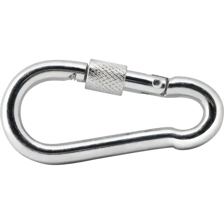 Карабин с фиксатором Саморезик DIN5299D-11х120-1