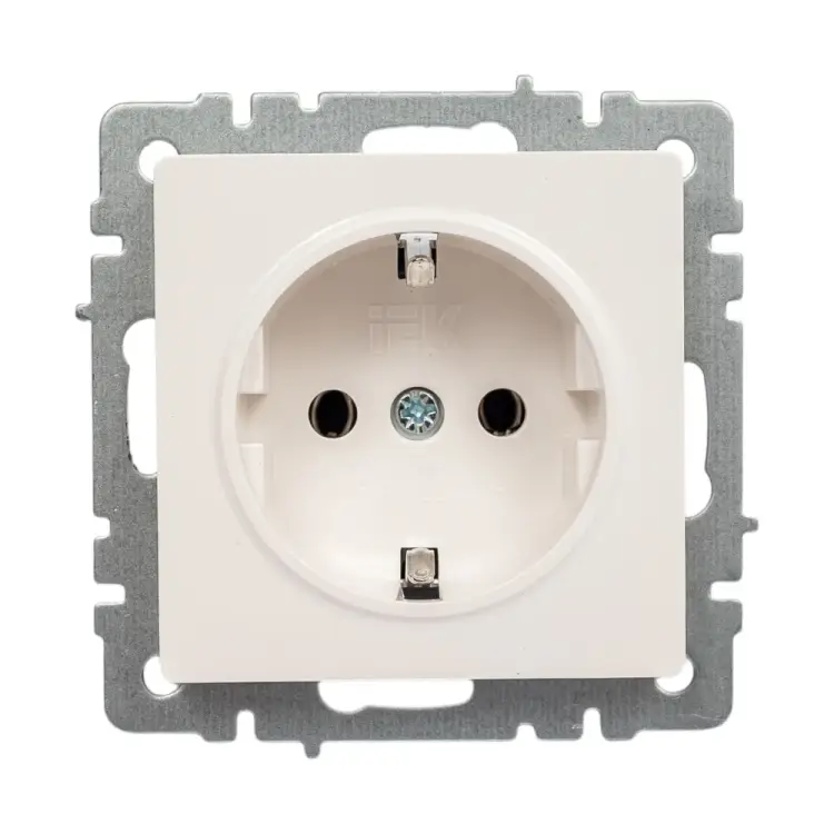 Одноместная розетка IEK Brite рс11-1-0-брб BR-R11-16-K01