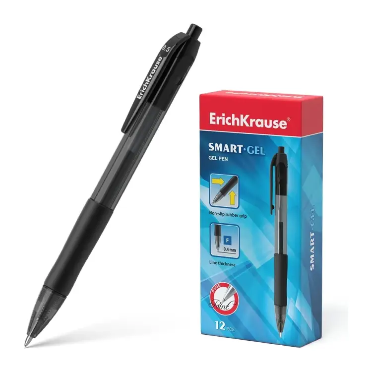 Автоматическая гелевая ручка ErichKrause Smart-Gel Stick&Grip 39012